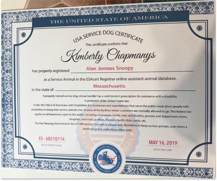 esa certificate template